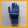 Guantes sin fisuras 13Gauge U3 Hilados de poliéster de punto Guante de nitrilo